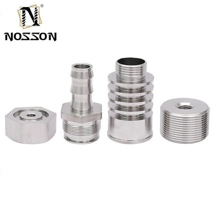 Connessione a flangia a testa quadrata Macchinari CNC Parti auto per pannelli di alluminio di 1/2' 4' Acciaio in applicazioni industriali