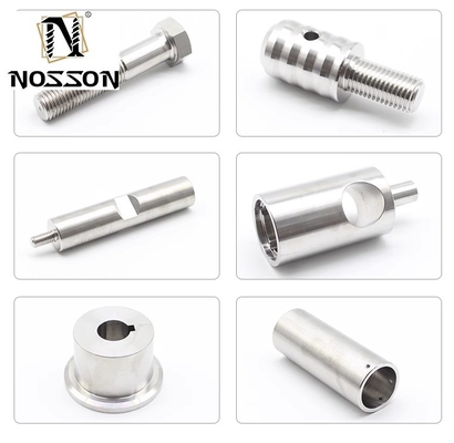 Bushing in acciaio inossidabile ottone alluminio plastica personalizzata fresatura CNC di precisione di tornitura parti di lavorazione con codice testa quadrata