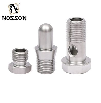 Bushing in acciaio inossidabile ottone alluminio plastica personalizzata fresatura CNC di precisione di tornitura parti di lavorazione con codice testa quadrata