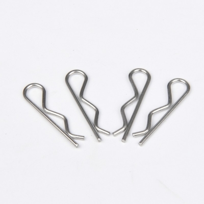 304 316 A2 A4 Acciaio inossidabile finitura di nitruro di ossido di vapore di forma R Split Pins Cotter Clips per la costruzione in finitura brillante