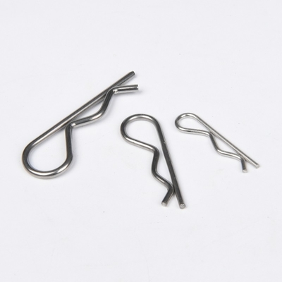 304 316 A2 A4 Acciaio inossidabile finitura di nitruro di ossido di vapore di forma R Split Pins Cotter Clips per la costruzione in finitura brillante