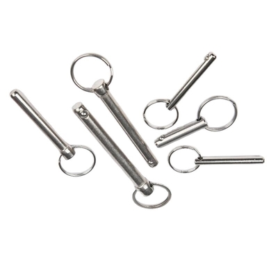 Pin a sfera a rilascio rapido in acciaio inossidabile con design a molla resistente e materiale in acciaio al carbonio resistente alla corrosione