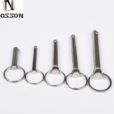 Pin a sfera a rilascio rapido in acciaio inossidabile con design a molla resistente e materiale in acciaio al carbonio resistente alla corrosione