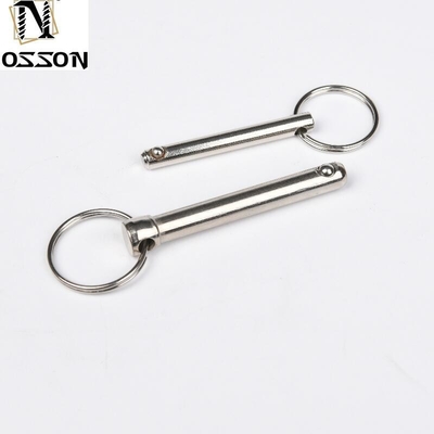 Pin a sfera a rilascio rapido in acciaio inossidabile con design a molla resistente e materiale in acciaio al carbonio resistente alla corrosione