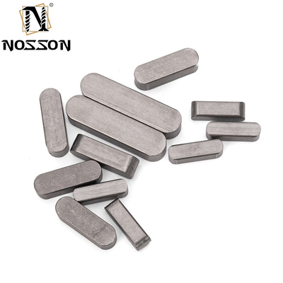 Chiavetta parallela metrica a punta rotonda Set di chiavi a piuma a punta parallela Chiavetta a trazione parallela 3mm 4mm 5mm 6mm Keyway Ossido nero DIN