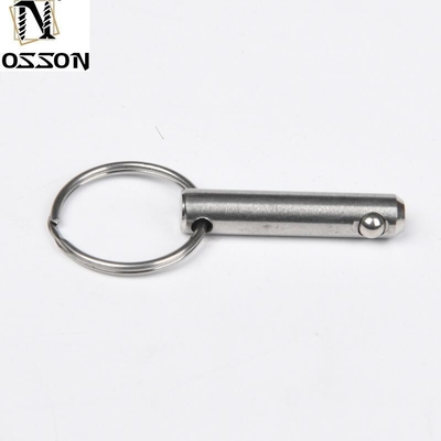 Pin a sfera a rilascio rapido in acciaio inossidabile con design a molla resistente e materiale in acciaio al carbonio resistente alla corrosione