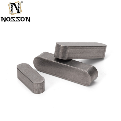 Chiavetta parallela metrica a punta rotonda Set di chiavi a piuma a punta parallela Chiavetta a trazione parallela 3mm 4mm 5mm 6mm Keyway Ossido nero DIN