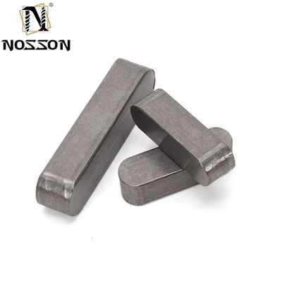 Forza Acciaio doppio fine rotondo chiave parallela DIN 6885 resistente alla corrosione per m3 m4 m5 m6 m8 m10 m12 1/4 3/8 5/16 alberi