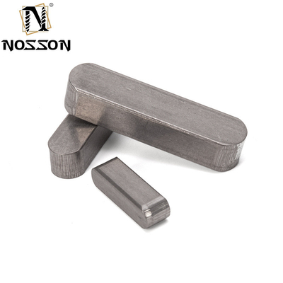 Forza Acciaio doppio fine rotondo chiave parallela DIN 6885 resistente alla corrosione per m3 m4 m5 m6 m8 m10 m12 1/4 3/8 5/16 alberi