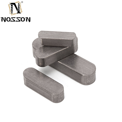 Forza Acciaio doppio fine rotondo chiave parallela DIN 6885 resistente alla corrosione per m3 m4 m5 m6 m8 m10 m12 1/4 3/8 5/16 alberi