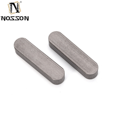 Forza Acciaio doppio fine rotondo chiave parallela DIN 6885 resistente alla corrosione per m3 m4 m5 m6 m8 m10 m12 1/4 3/8 5/16 alberi