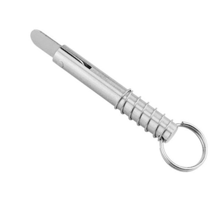 Pin di rilascio rapido per imbarcazioni marittime con molla a goccia Pin in acciaio inossidabile diametro x lunghezza utilizzabile Pack 2 316 acciaio legato