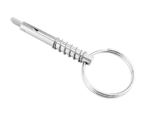 Pin di rilascio rapido per imbarcazioni marittime con molla a goccia Pin in acciaio inossidabile diametro x lunghezza utilizzabile Pack 2 316 acciaio legato
