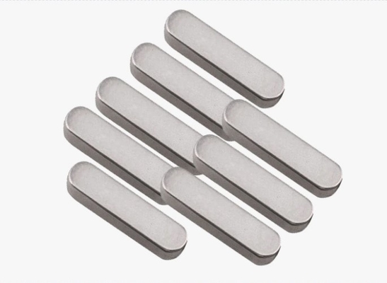 Chiave rotonda inclusa in acciaio inossidabile standard ANSI/ASME 304 316 Chiavi piane per trasmissione di potenza sicura e di carico pesante
