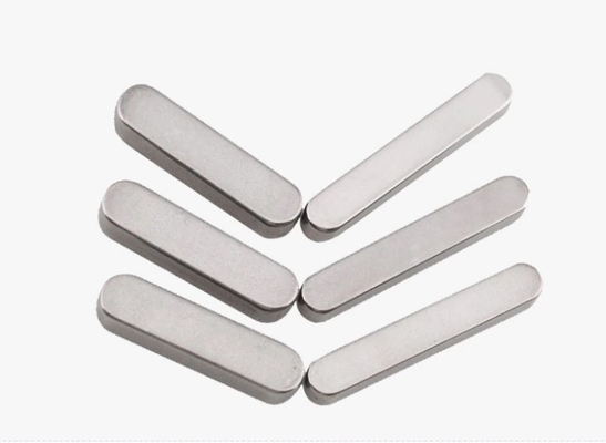 Chiave rotonda inclusa in acciaio inossidabile standard ANSI/ASME 304 316 Chiavi piane per trasmissione di potenza sicura e di carico pesante