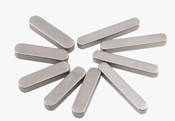 Chiave rotonda inclusa in acciaio inossidabile standard ANSI/ASME 304 316 Chiavi piane per trasmissione di potenza sicura e di carico pesante