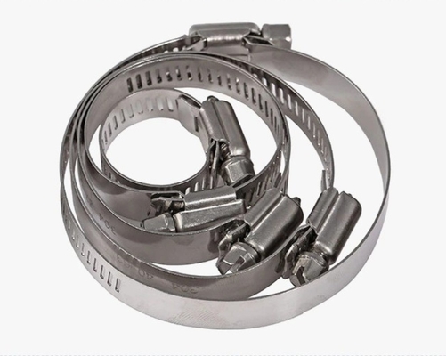 Clampo per tubi SS304 ad installazione rapida in stile tedesco con materiale in acciaio al carbonio e sistema di misurazione metrica in stock