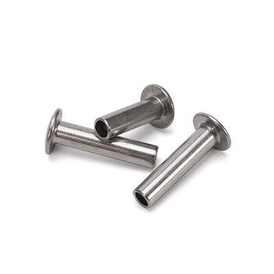 GB Standard Pan Flat Head Semi-hollow Semi-tubular Rivets per alluminio e acciaio inossidabile Finitura brillante