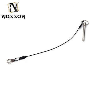 Spedizione aerea Pini a rilascio rapido con molla in acciaio inossidabile Push Pull Ring Detent Clevis Pin e maniglia del pulsante di blocco della palla