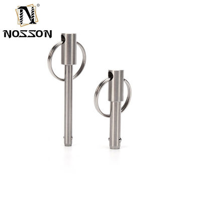 Acciaio inossidabile a sblocco veloce a sfera, maniglia di trazione, pin di anello detentore con finitura luminosa e rivestimento TiCN di durata più lunga