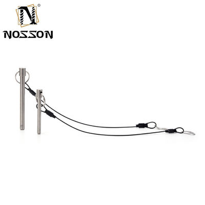 Acciaio inossidabile a sblocco veloce a sfera, maniglia di trazione, pin di anello detentore con finitura luminosa e rivestimento TiCN di durata più lunga