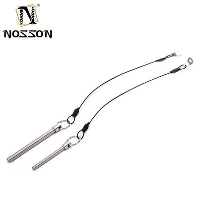 Acciaio inossidabile a sblocco veloce a sfera, maniglia di trazione, pin di anello detentore con finitura luminosa e rivestimento TiCN di durata più lunga