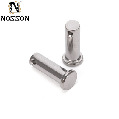 A2 A4 Acciaio inossidabile Flat Head Shaft Clevis Pins con buco per le pin di molla Vita più lunga TiCN Finish resistenza alla corrosione