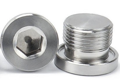 Resistente alla corrosione 304 in acciaio inossidabile interno Hexagon testa bloccata testa intonacata connesori di tubi metallici di olio