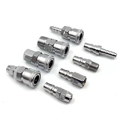 Zinc SM20 Self Locking Hose Coupler Plug Socket per compressori d'aria Tubo One Touch Fittings Pneumatica Quick Connector