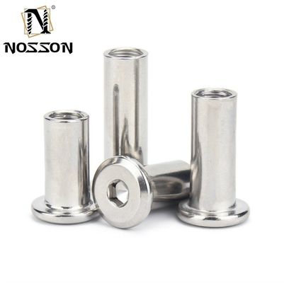 Zinc Finish Internal Thread Sleeve Nut per applicazioni pesanti Grado 8.8 A2-50 A2-70 A4-70 Thread Dimensione m5 m6 m8 m10 m12
