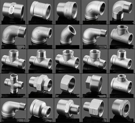 Performance ottimale idraulica Equivalente Fittings di tubi in acciaio inossidabile senza cuciture con codice di testa esagonale