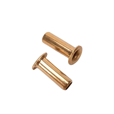 ANSI/ASME Standard 1.5mm 2.5mm 3mm 4mm rame ottone o acciaio rivetto PCB tubolare cavo con finitura resistente alla corrosione