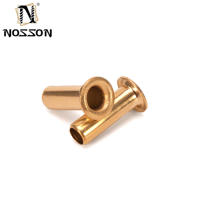 ANSI/ASME Standard 1.5mm 2.5mm 3mm 4mm rame ottone o acciaio rivetto PCB tubolare cavo con finitura resistente alla corrosione