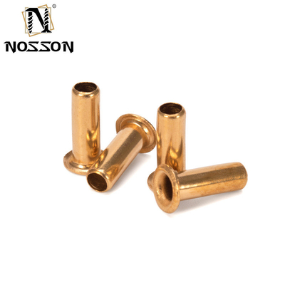 ANSI/ASME Standard 1.5mm 2.5mm 3mm 4mm rame ottone o acciaio rivetto PCB tubolare cavo con finitura resistente alla corrosione