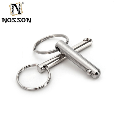 Industria Generale Auto-bloccaggio a molla Bloccaggio a sfera caricato Pini di rilascio rapido M5 M6 M8 Linea in acciaio inossidabile Array Push Button Handle per audio