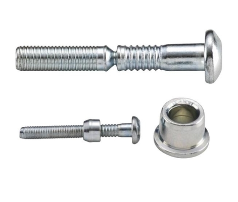 Finitura luminosa C50L anello di testa a cupola a scanalatura bullone a serratura con colletto a dadi Alta resistenza alla trazione in acciaio inossidabile non rivestito