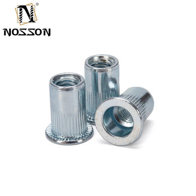 Metrica DIN Remache Tuerca Rivnut M3 M4 M5 M6 M8 M10 M12 304 Acciaio inossidabile Testa piana a filo rosso inserito