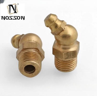 Fusione M6 M8 M10 Fitting lubrificante nozzolo di pistola di grasso 90 gradi capezzolo di grasso adattamento personalizzato per prestazioni ottimali