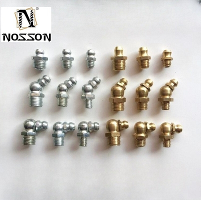 Fusione M6 M8 M10 Fitting lubrificante nozzolo di pistola di grasso 90 gradi capezzolo di grasso adattamento personalizzato per prestazioni ottimali