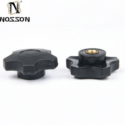 Cromo rivestito di olio gas di plastica grattugiato Noccioline di chiusura Maniglia maniglia manopola stella Kit assortimento M4/M6/M8/M10 Manopola a filo