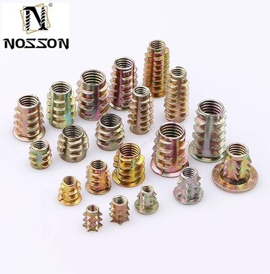 Finitura lucidata Placcata in zinco Noce di inserimento per mobili Incorporazione nel sistema di misurazione metrica Legatura di alluminio zinco 6061 6063