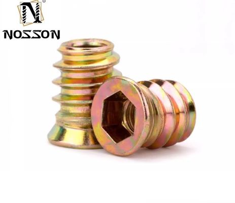 Sistema metrico di misurazione in acciaio inossidabile 201/304/316 M6 M8 M10 Noccioline di legno a filo per mobili e per mobili di lunga durata