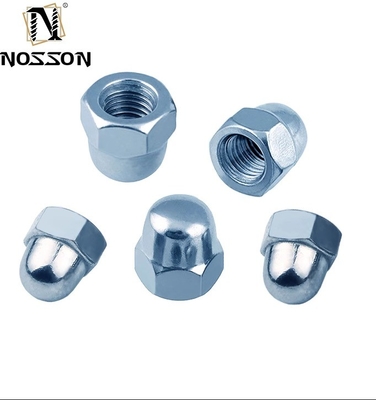 Sistema di misurazione metrica 304 316 Acciaio inossidabile Noce a cappello esagonale M3 m4 m5 m8 DIN1587 Noce di ghiandaia a cupola esagonale per miniere durevoli