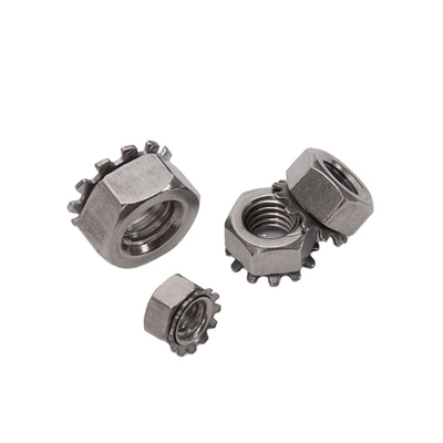 4-40 6-32 8-32 10-24 UNC ISO JIS Standard 18-8 Acciaio inossidabile Kep Noce Noce di blocco dei denti esterno Inch imperiale per le vostre esigenze