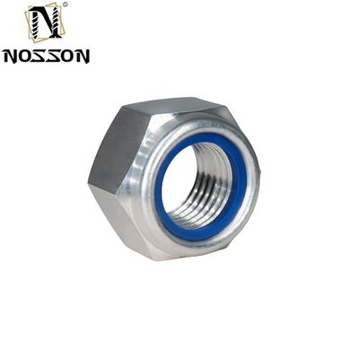 UNC Hex Nylon Insert Lock Nuts ASME B18.16.6 Standard DIN per la produzione e la produzione dell'industria automobilistica a prezzi accessibili