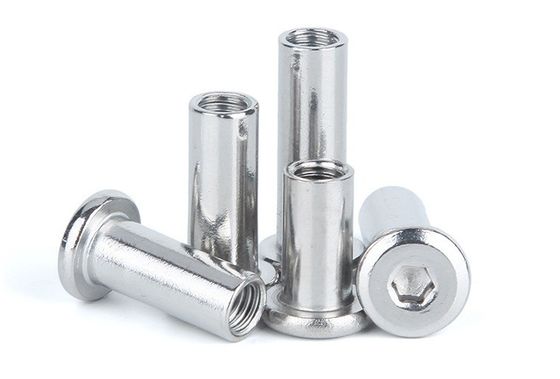 Nocciolo metrico galvanizzato in acciaio inossidabile per barili di legame di postazione manica Nocciolo esatto per connettore per mobili GB Sistema di misurazione metrico standard