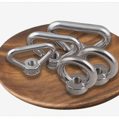 Passivazione DIN Standard in acciaio inossidabile bulloni di sollevamento occhio Noce per l'industria pesante e applicazioni di lucidatura industriale