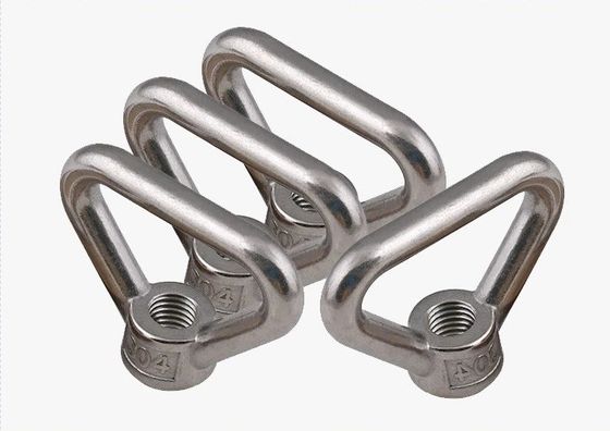 Passivazione DIN Standard in acciaio inossidabile bulloni di sollevamento occhio Noce per l'industria pesante e applicazioni di lucidatura industriale