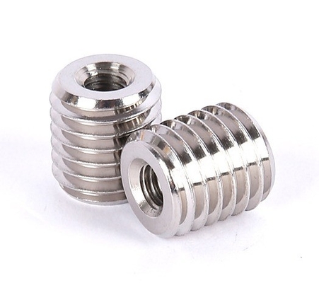 Noccioline di conversione a filo metrico cromato 8mm 10mm 12mm 14mm 16mm 20mm 25mm 30mm 35mm 40mm 50mm Lunghezza per industria