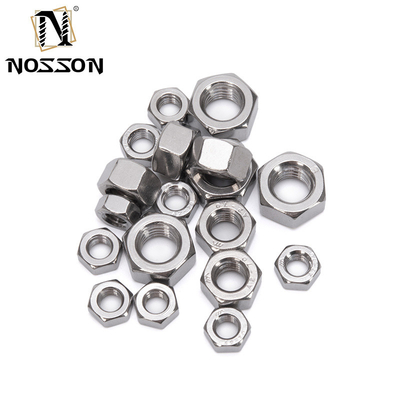Finozzatura industriale con ossido nero Noccioline a testa esadeca per M1.6 M2 M2.5 M3 M4 M5 M6 M8 M10 M12 M14 M16 M20 SUS 304 316 acciaio inossidabile